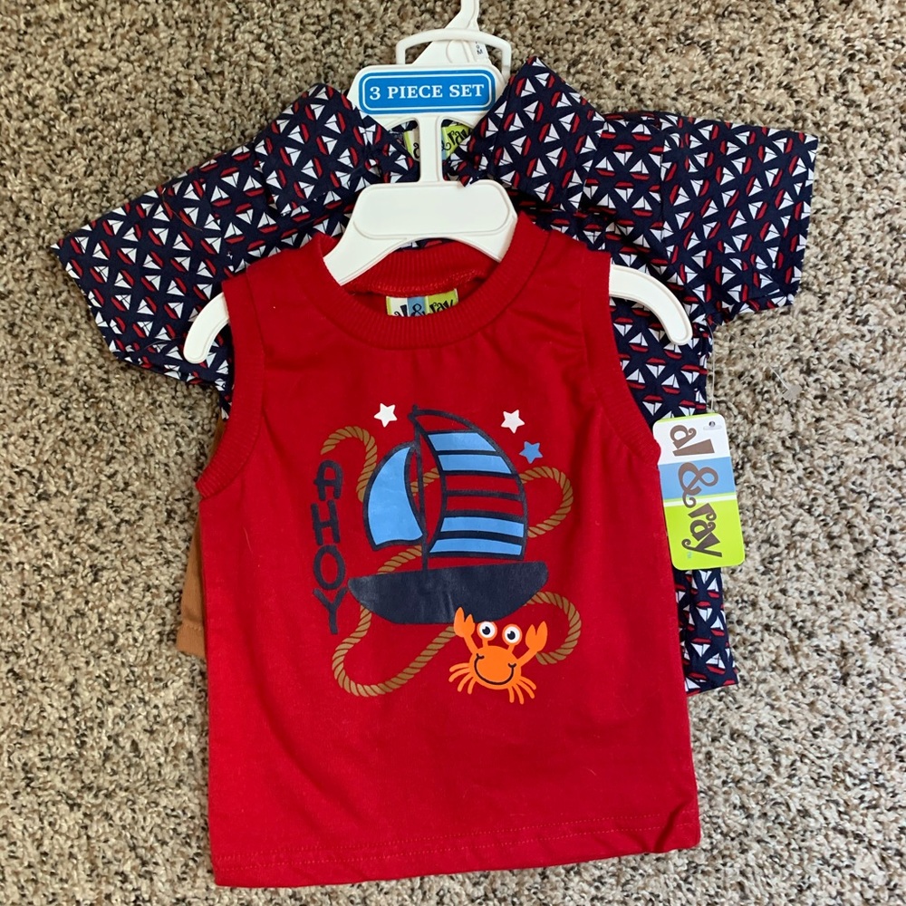 Al & Ray ⚓️ 3piece Boys Boating Set⚓️